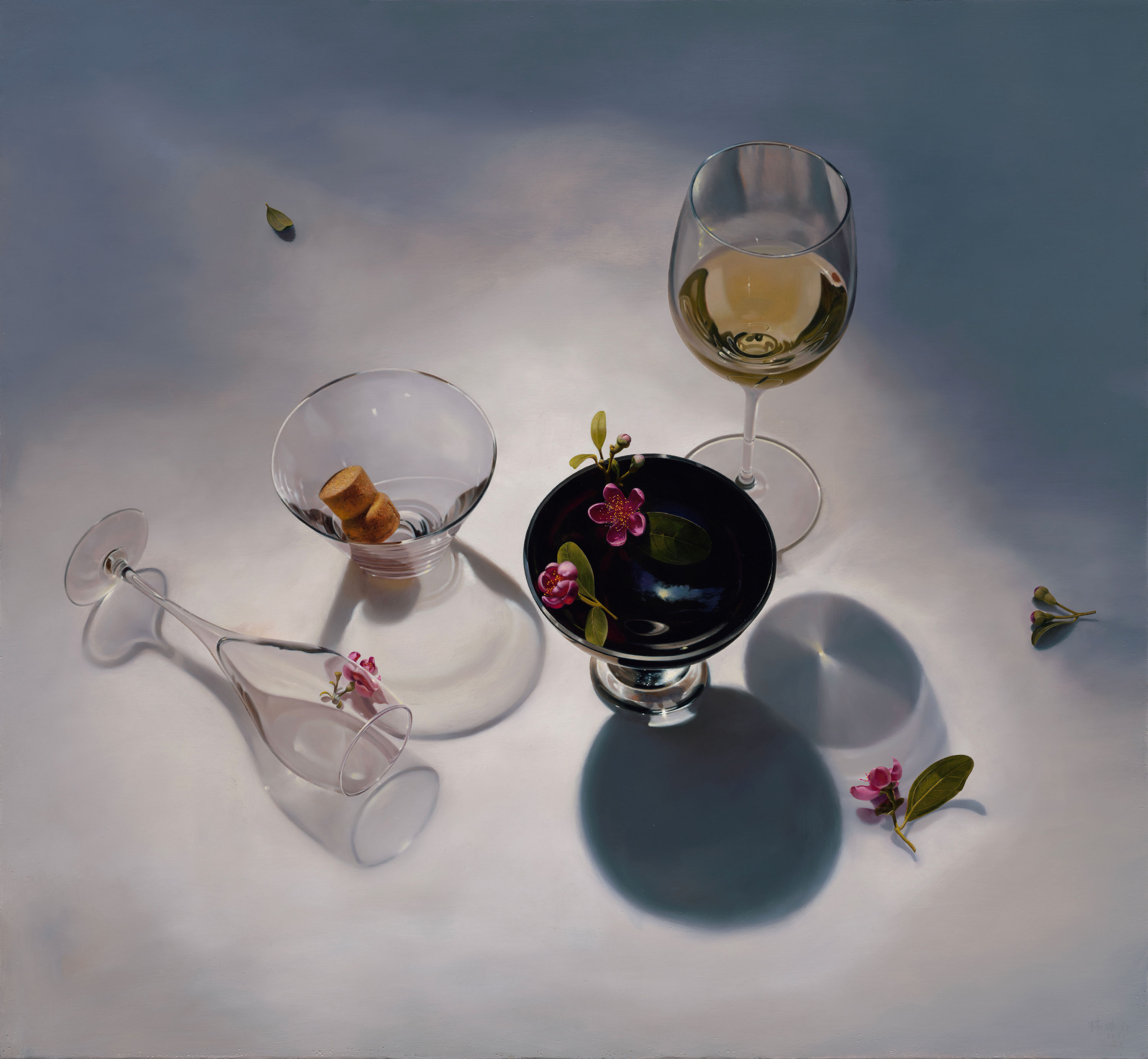 Splendid Light artworks|韶光作品-Splendid Light III|韶光(三),Oil on linen mounted on
								panel|油彩木板裱麻,60 x 65 cm|2021